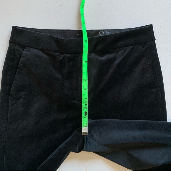J Crew Tall Black Velvet Kate Slim-Fit Pant Size 4 Tall - Picture 15 of 17